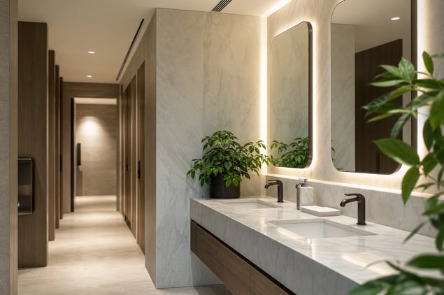 Commercial Restroom Lighting Design