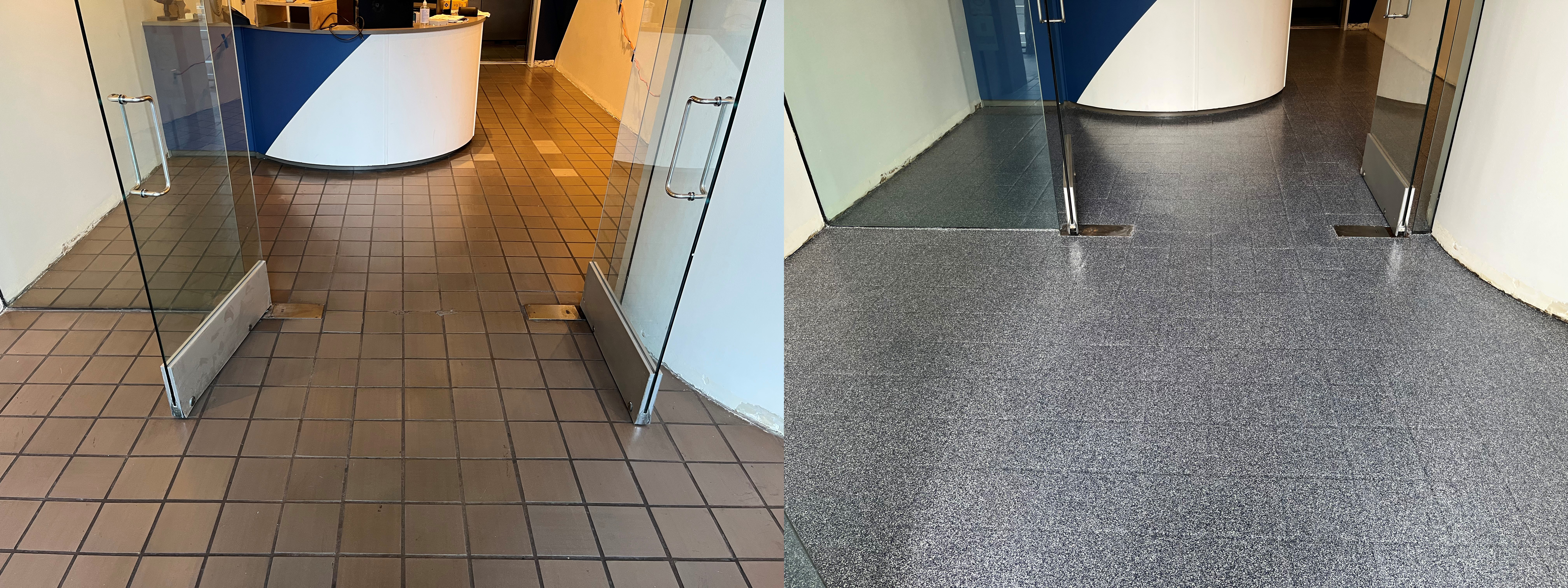 Omar Bacerra - ATR SoCal - VariGLAZE MAX - CBS News Lobby - BeforeAfter 1