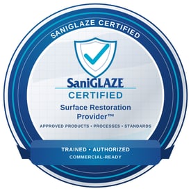 SaniGLAZE_Certified_Surface_Restoration_Provider_Badge