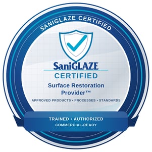 SaniGLAZE_Certified_Surface_Restoration_Provider_Badge