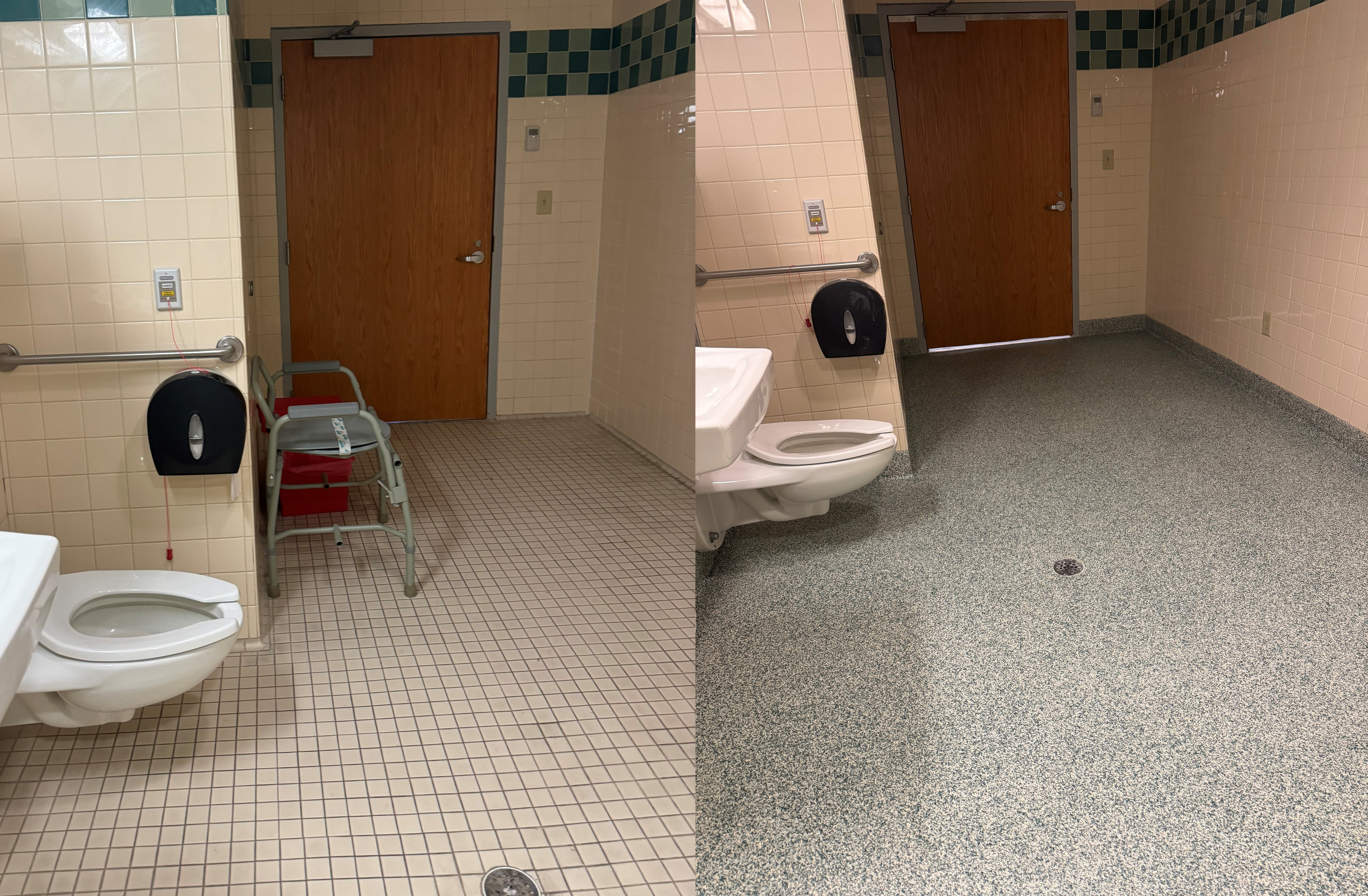 Susan Bechtold - Tri-State Tile Restoration - VariGLAZE MAX - Hospital BeforeAfter1